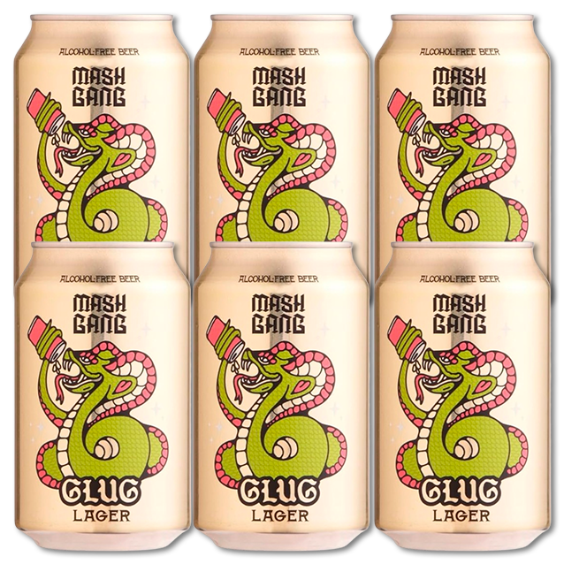 Mash Gang - Glug - 0,5% Alkoholfri Lager