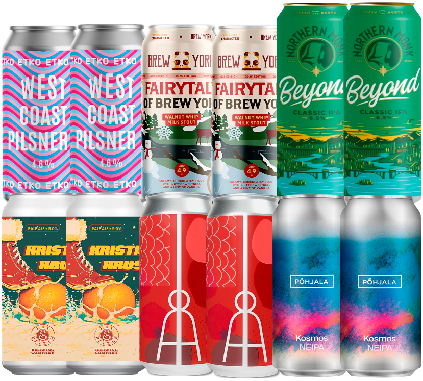 Månedens "Plus" Smagekasse (12 stk.) (Gns. 32,5 kr. pr. øl)