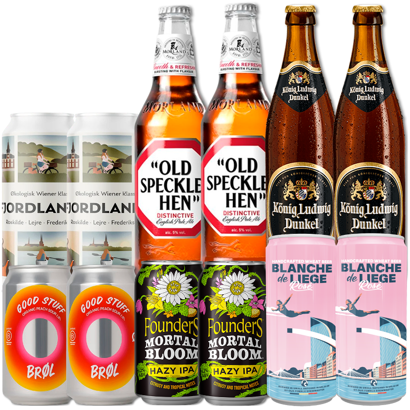 Månedens Ølredder Smagekasse (12 stk.) (Gns. 18,75 kr. pr. øl)