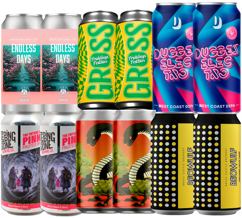 Månedens Ølredder "Plus" Smagekasse (12 stk.) (Gns. 32,5 kr. pr. øl)