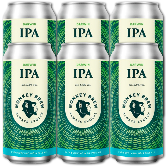 Monkey Brew  - Darwin IPA - American IPA (6-Pack)