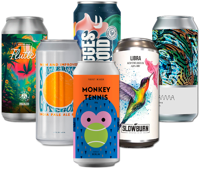 New England IPA Taste (6 stk) (Gns. 37,5 Kr. Pr. Øl) - A Good Case
