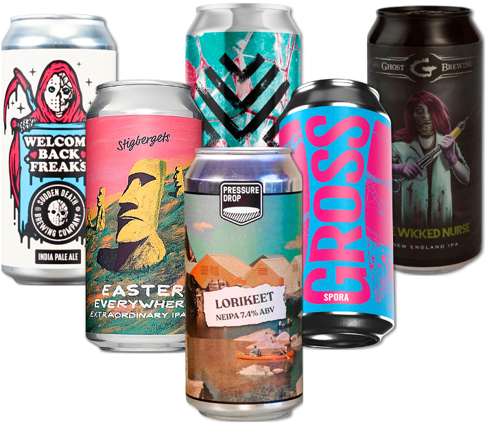 New England IPA Smagekasse (6 stk) (Gns. 43,25 Kr. Pr. Øl)