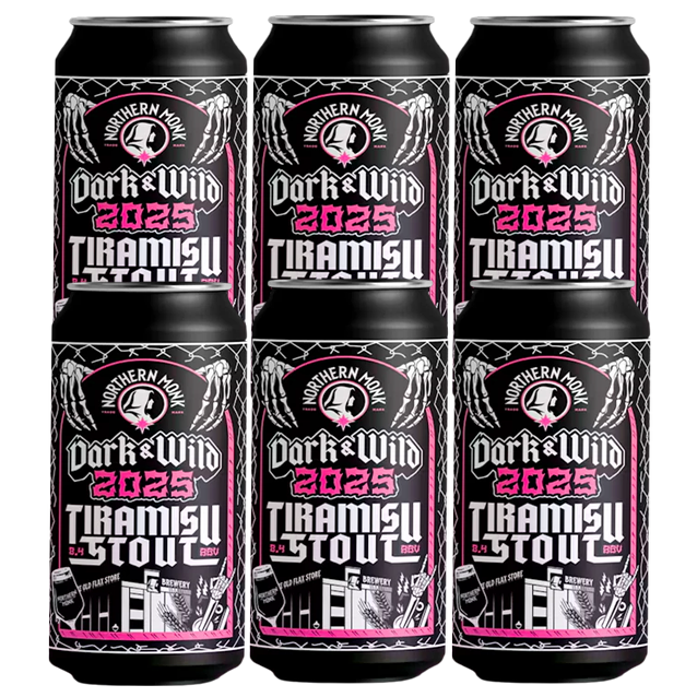 Northern Monk x Beak x Evil Twin x Factory  - Dark & Wild 2025 - 8,4% Tiramisu Stout