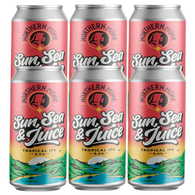 Northern Monk  - Sun, Sea & Juice - 6% Fruited IPA