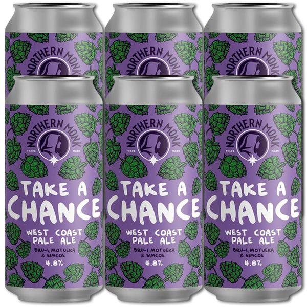Northern Monk - Take A Chance - West Coast Pale Ale (6-Pack) (Gns. 36,5 Kr. Pr. Øl)