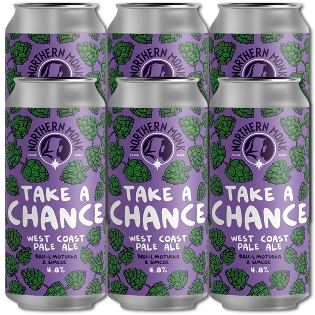 Northern Monk - Take A Chance - West Coast Pale Ale (6-Pack) (Gns. 36,5 Kr. Pr. Øl)