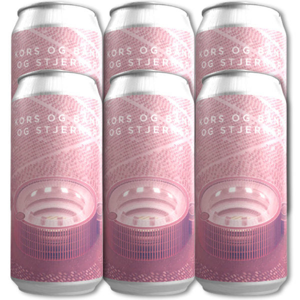 Ølsnedkeren - Kors Og Bånd Og Stjerner - New England Double IPA (6-Pack)