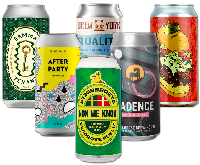 Pale Ale Smagekasse (6 stk.) (Gns. 36,5 Kr. Pr. Øl)
