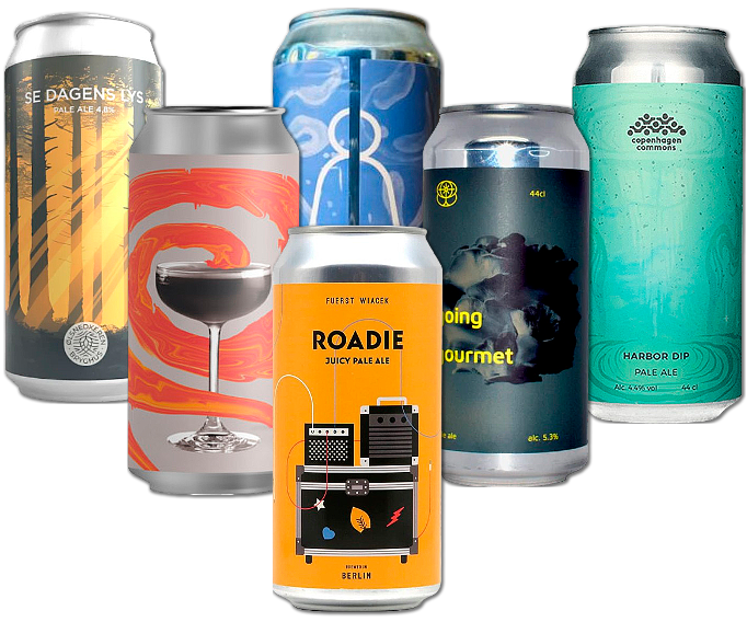 Pale Ale Smagekasse (6 stk.) (Gns. 37,5 Kr. Pr. Øl)