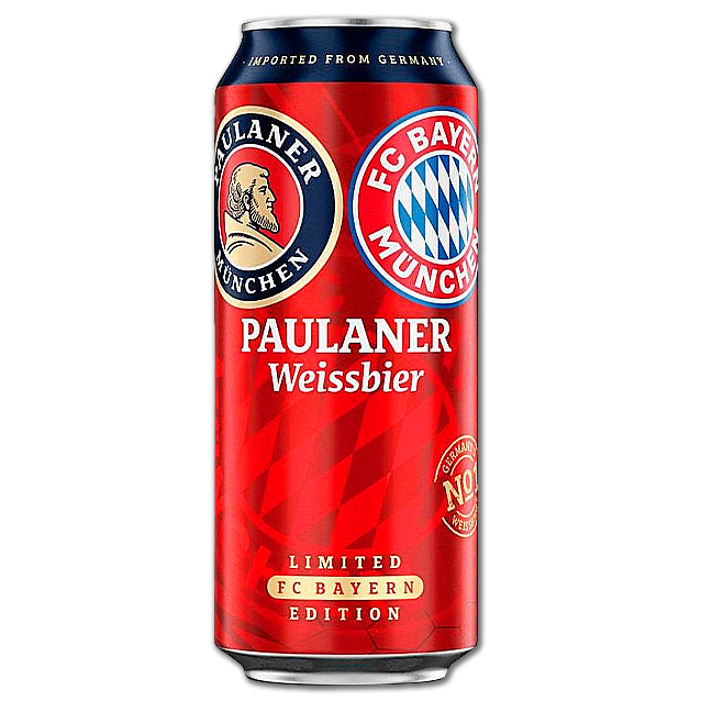 Paulaner  - FC Munchen Limited Edition - 5,5% Weissbier