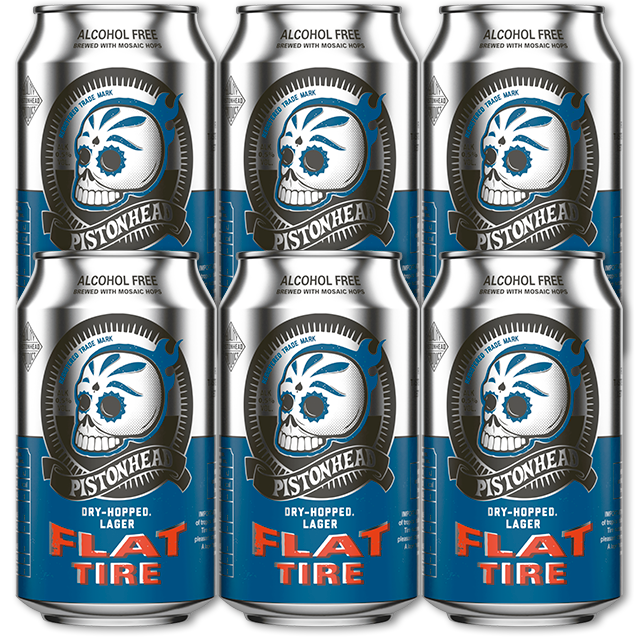 Pistonhead - Flat Tire ALKOHOLFRI - Alkoholfri Pale Lager (6-Pack)