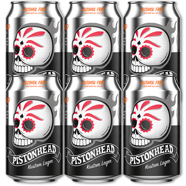 Pistonhead - Kustom Lager ALKOHOLFRI - Alkoholfri Pale Lager (6-Pack)