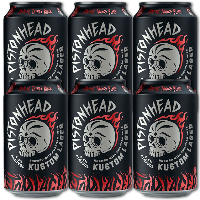 Pistonhead - Kustom Lager - 4,9% Pale Lager (6-Pack)