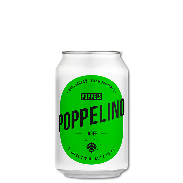Poppels Bryggeri -  Poppelino - 4,7% Pale Lager