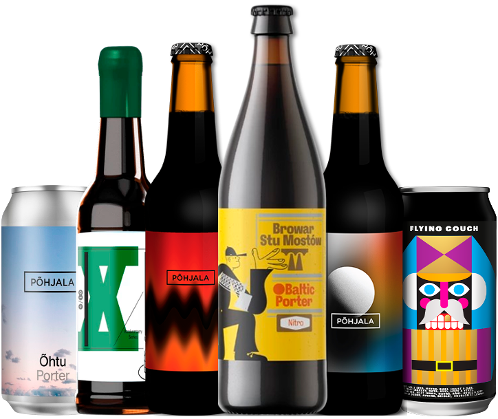 Porter Smagekasse (6 stk.)(Gns. 44,75 Kr. Pr. Øl)