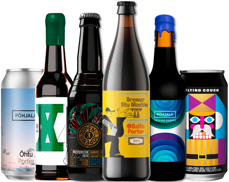Porter Smagekasse (6 stk.)(Gns. 49,75 Kr. Pr. Øl)