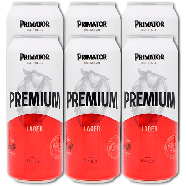 Primator - Premium - Bohemian Pilsner ( DÅSE | 6-Pack)