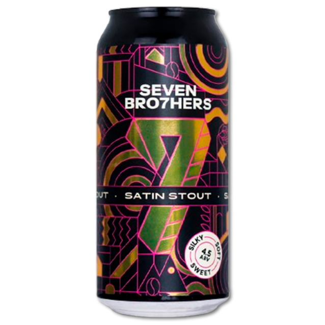 Seven Bro7hers - Satin Stout - 4,5% Engelsk Stout