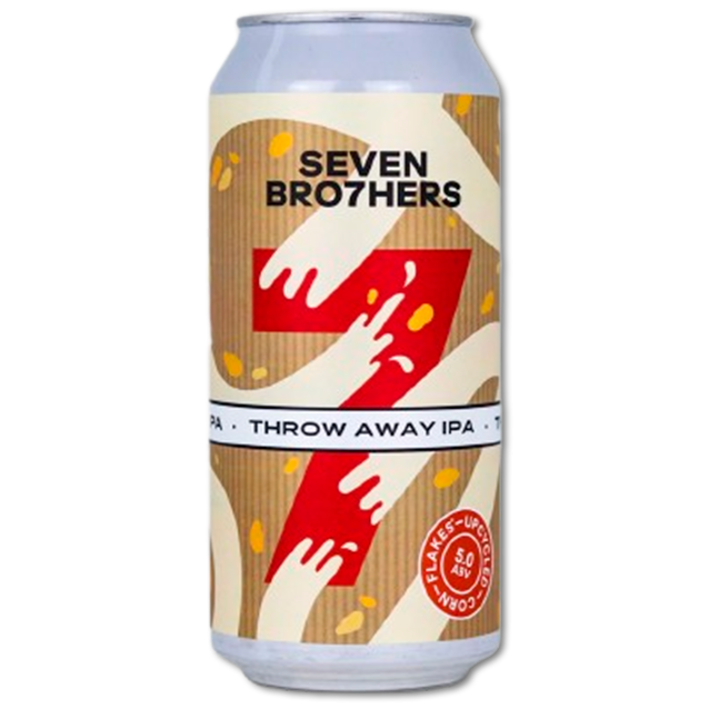 Seven Bro7hers - Throw Away IPA - 5% West Coast IPA