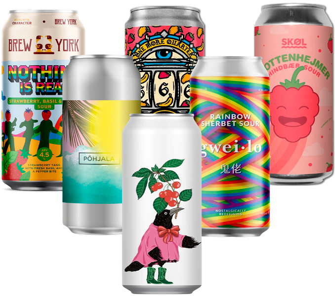 Sour Smagekasse (6 stk)(Gns. 44,75 Kr. Pr. Øl)