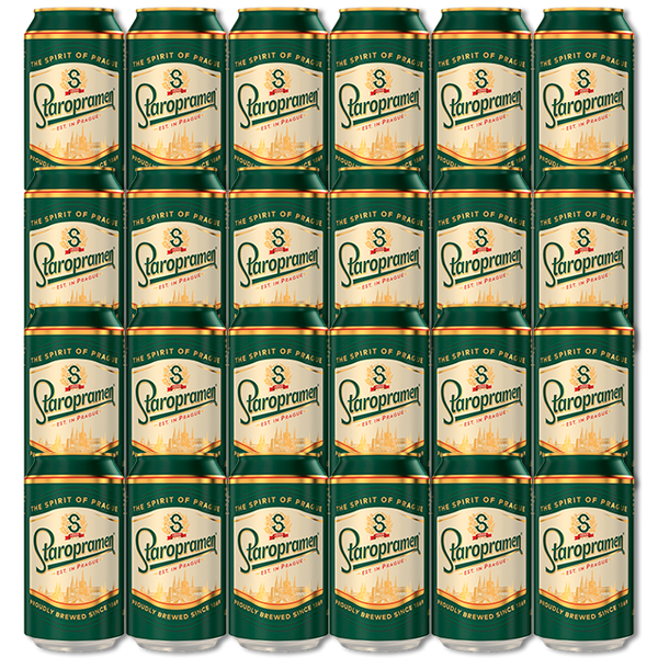 Staropramen - Premium - Tjekkisk Pilsner (24 Stk 33cl)