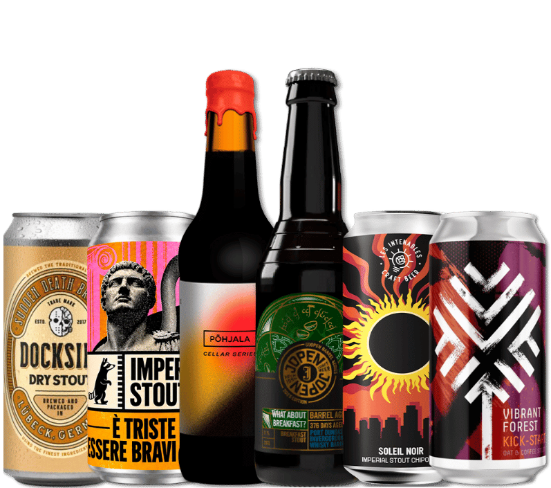 Stout Smagekasse (6 stk.)(Gns. 54,75 Kr. pr. øl)