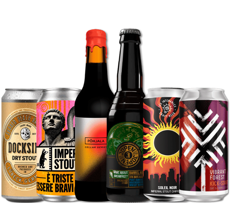 Stout Smagekasse (6 stk.)(Gns. 54,75 Kr. pr. øl)