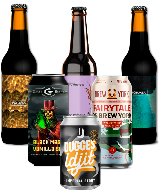 Stout Smagekasse (6 stk.)(Gns. 49,75 Kr. Pr. Øl)