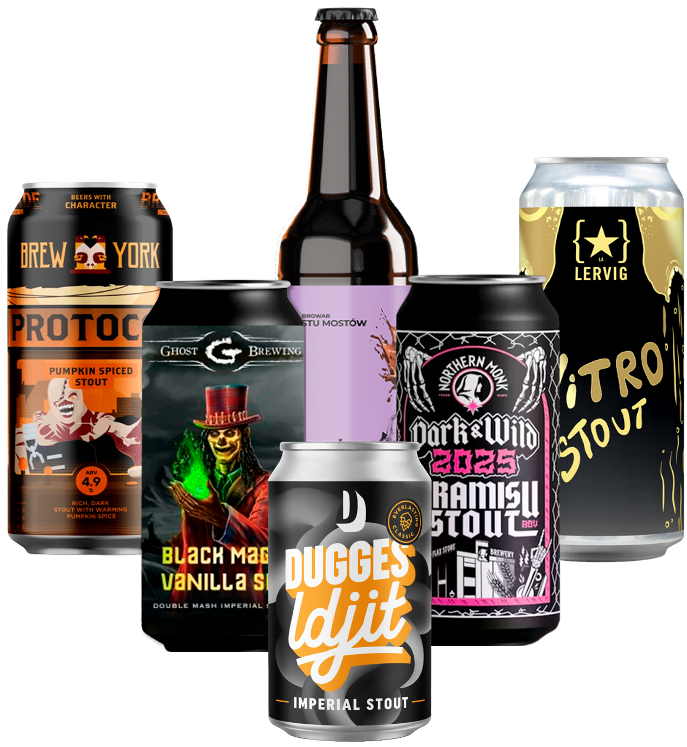 Stout Smagekasse (6 stk.)(Gns. 49,75 Kr. Pr. Øl)