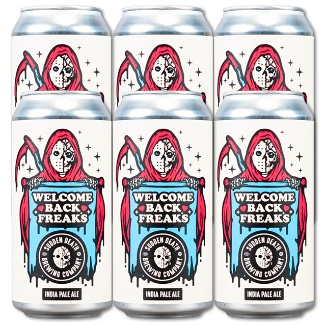 Sudden Death - Welcome Back, Freaks - 6% New England IPA