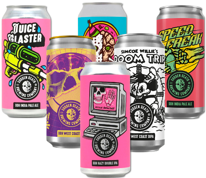 Sudden Death Smagekasse (6 stk.)(Gns. 44,75 kr. pr. øl)