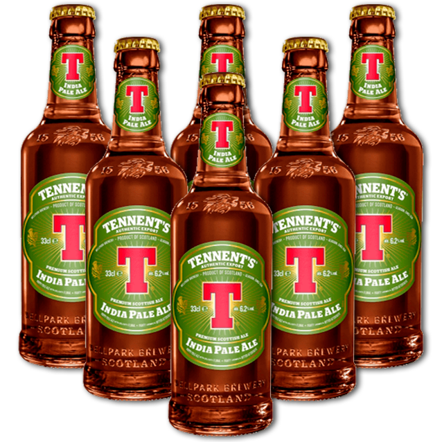 Tennent's - India Pale Ale - English IPA (6-Pack)