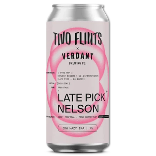 Two Flints x Verdant - Late Pick: Nelson - 7%New England IPA