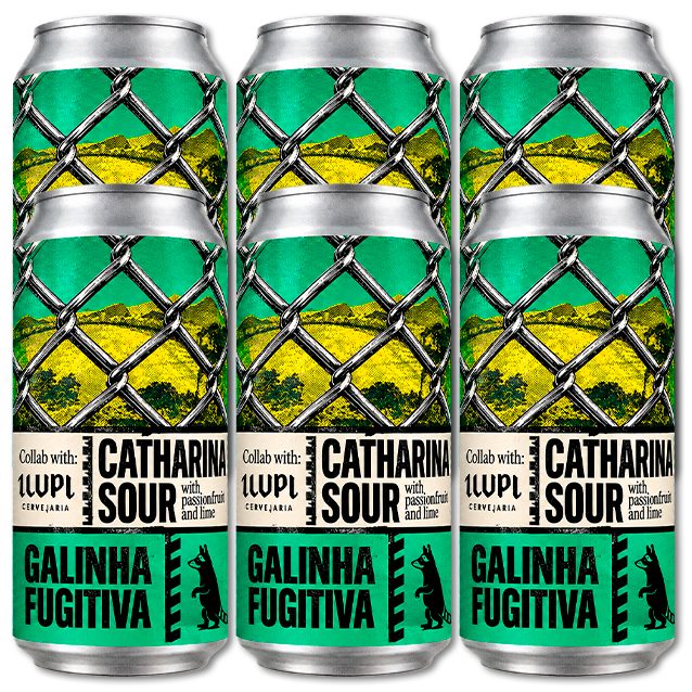 Wild Raccoon x I Lupi - Galinha Fugitiva - 4,8% Catharina Sour