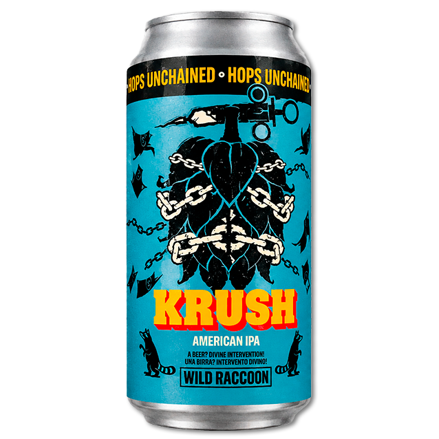 Wild Raccoon - Hops Unchained: Krush - 6,5% West Coast IPA