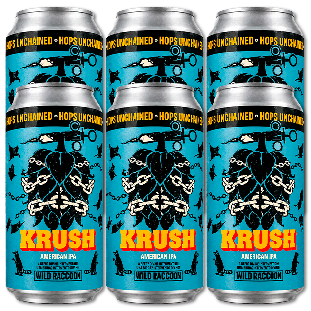 Wild Raccoon - Hops Unchained: Krush - 6,5% West Coast IPA