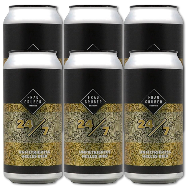 FrauGruber - 24/7 - 5,2% Helles Lager