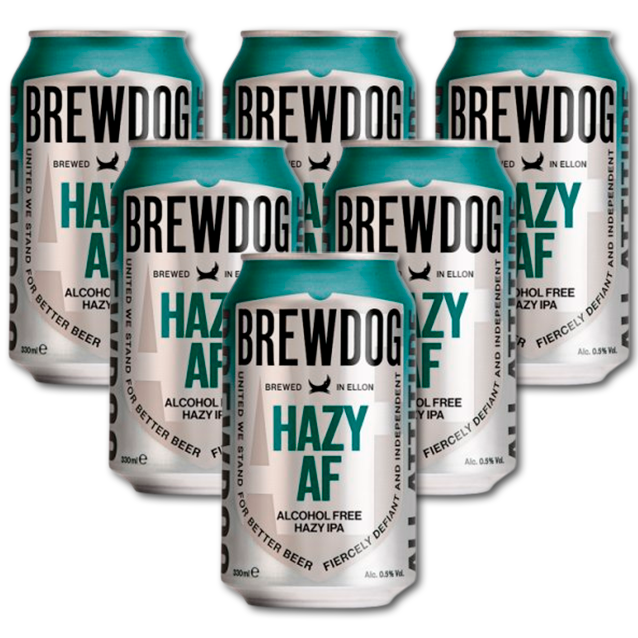 Brewdog - Hazy AF - Alkoholfri New England IPA - 6-Pack
