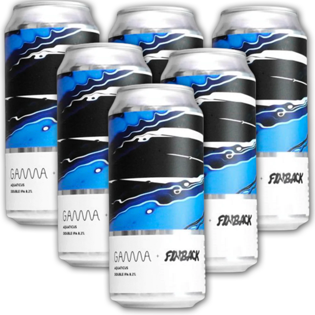 Gamma x Finback - Aquaticus - Double IPA - 6-Pack
