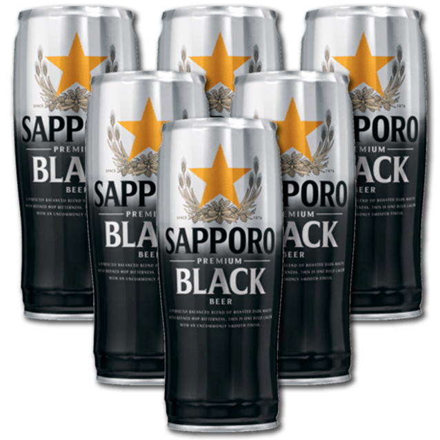Sapporo - Premium Black - Dark Lager - 6-Pack