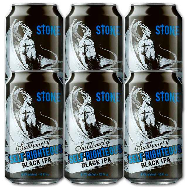 Stone - Sublimely Self-Righteous - Black IPA - 6-Pack